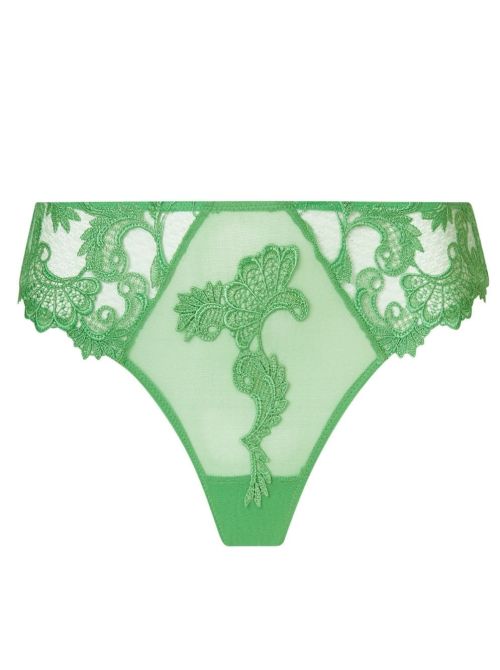 Dressing Floral slip seduction, verde