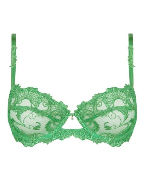 Dressing Floral reggiseno a balconcino, verde