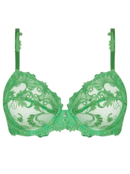 Dressing Floral reggiseno con ferretto, verde