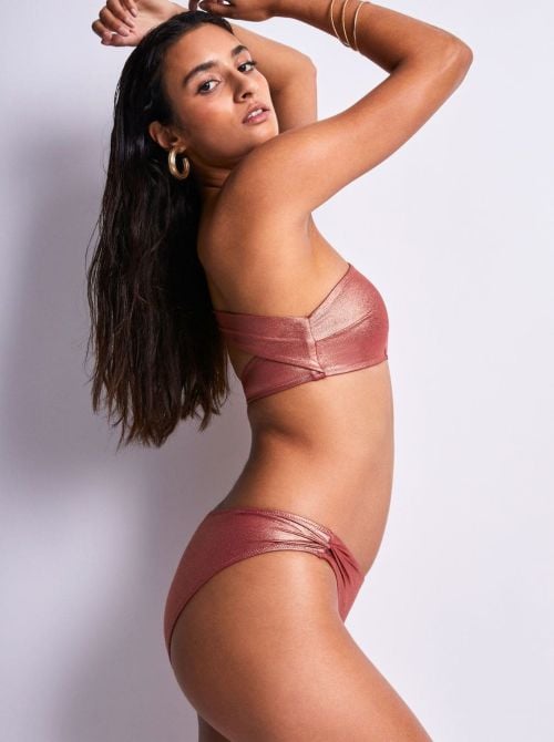 Sunlight Glow slip per bikini, rame
