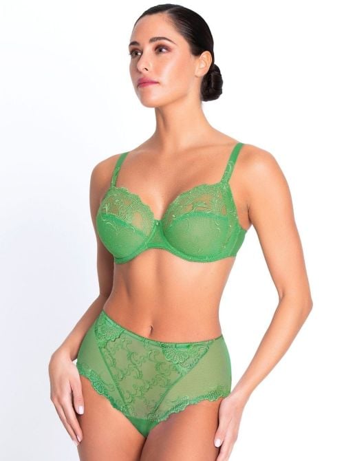 Dressing Floral reggiseno con ferretto, verde