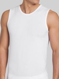 Canotta Sloggi men EverNew Shirt Tank, bianco