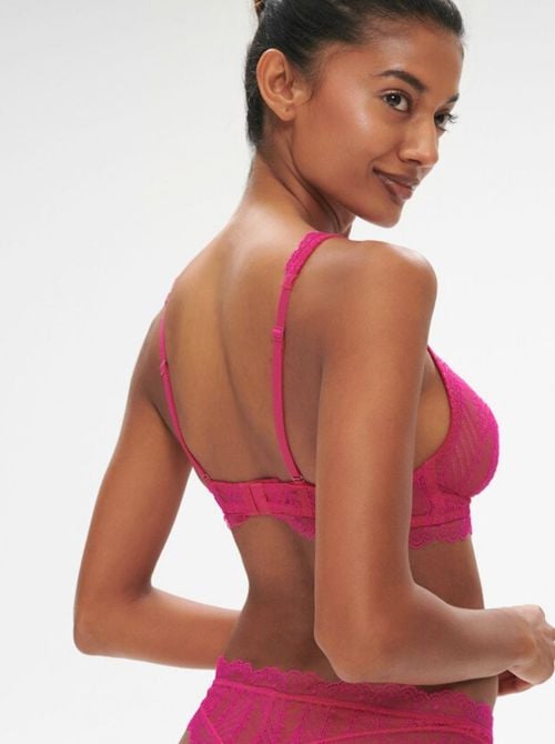 Canopee bralette, fuxia
