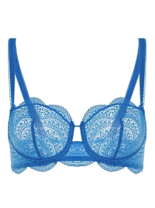 Karma balconette with underwire, light blue
