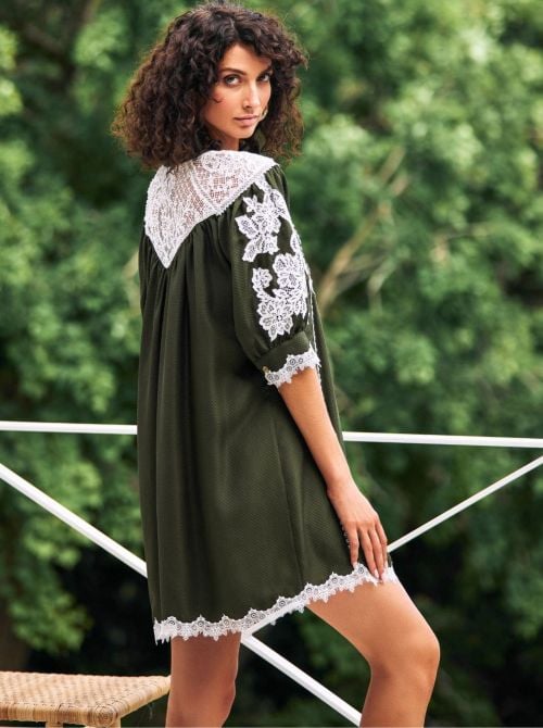 Talia lussuosa tunica in seta