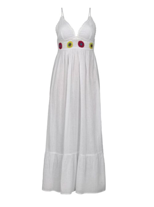 Crochet Dress, bianco
