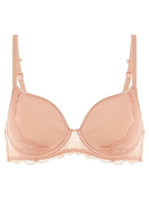 Reve underwire padded bra, beige