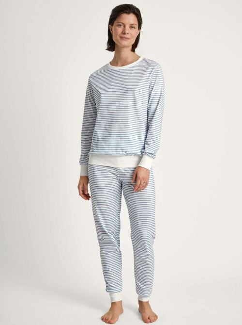 Cotton stripes pigiama con polsi CALIDA