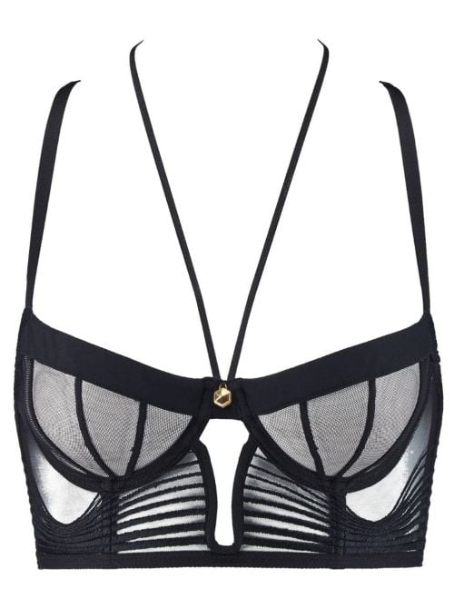 Sumptuous waves bustier, smoky attraction