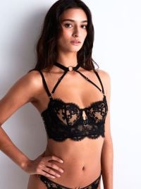 Under Your Spell bustier, ultra black
