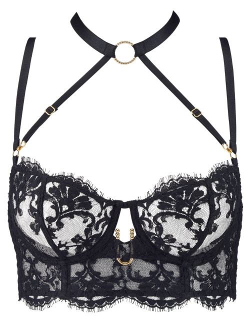 Under Your Spell bustier, ultra black