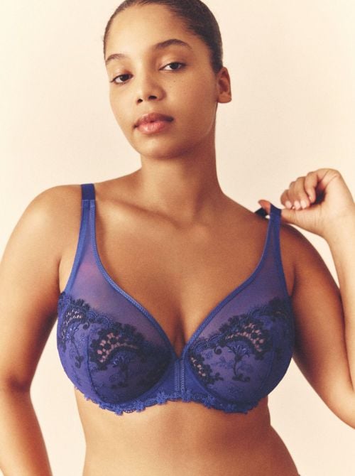 Wish Reggiseno a balconcino con ferretto, blu elettrico SIMONE PERELE