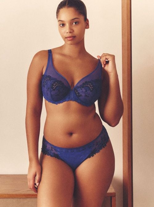 Wish Reggiseno a balconcino con ferretto, blu elettrico SIMONE PERELE