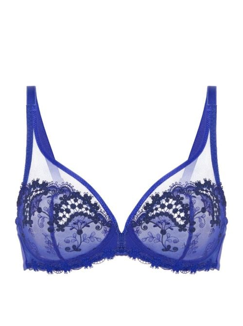 Wish Reggiseno a balconcino con ferretto, blu elettrico