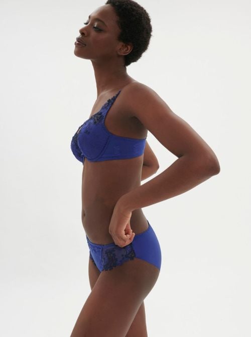 Wish Slip classico in pizzo, blu elettrico SIMONE PERELE