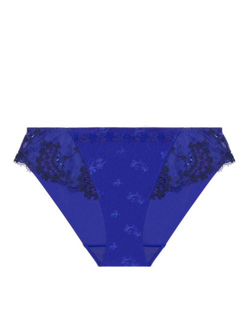 Wish Slip classico in pizzo, blu elettrico
