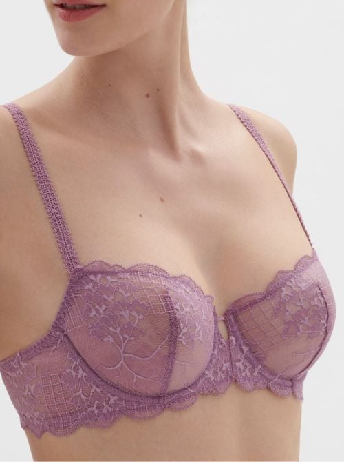 Reve reggiseno a balconcino, lilla