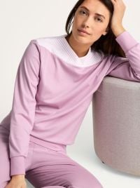 Soulmate pigiama caldo con polsini, fragrant lilac