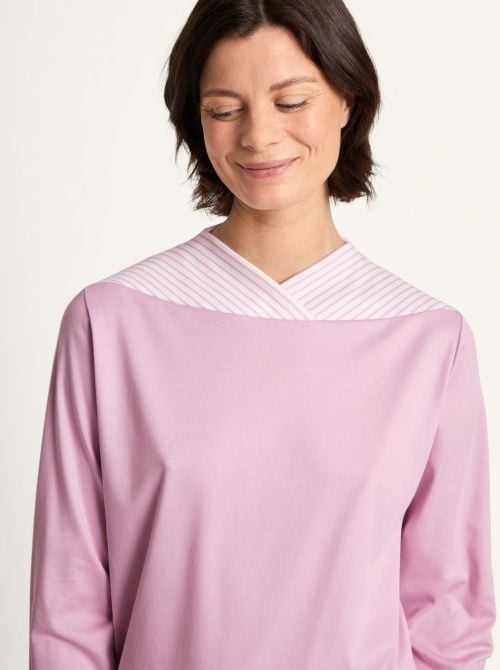 Soulmate pigiama caldo con polsini, fragrant lilac