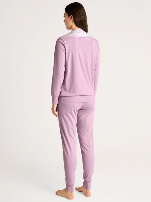 Soulmate pigiama caldo con polsini, fragrant lilac