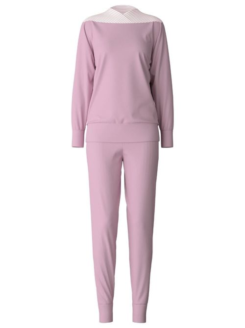 Soulmate pigiama caldo con polsini, fragrant lilac
