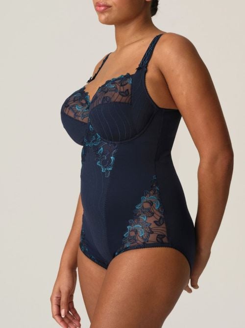 Deauville body con ferretto, velvet blue
