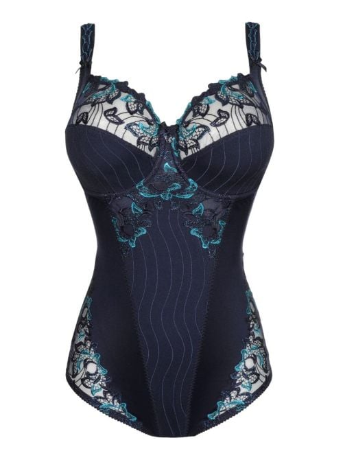 Deauville body con ferretto, velvet blue