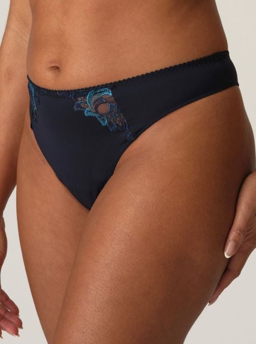 Deauville perizoma, velvet blue PRIMADONNA