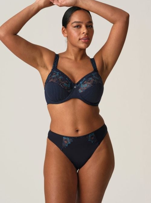 Deauville perizoma, velvet blue PRIMADONNA