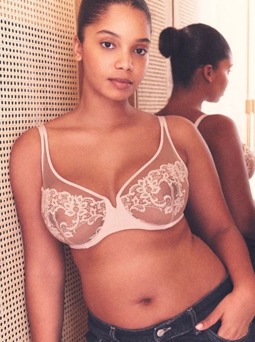 Saga Reggiseno con ferretto, rosa tattoo