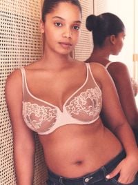 Saga Reggiseno con ferretto, rosa tattoo