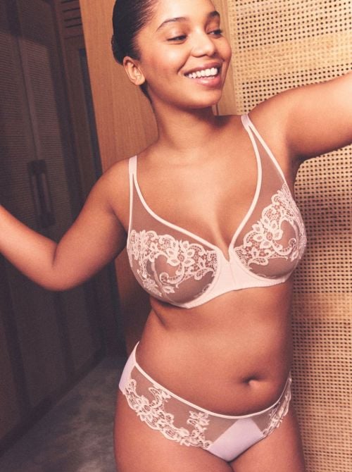 Saga Reggiseno con ferretto, rosa tattoo