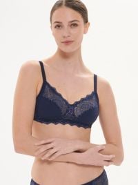 Caresse Reggiseno senza ferretto, blu inchiostro