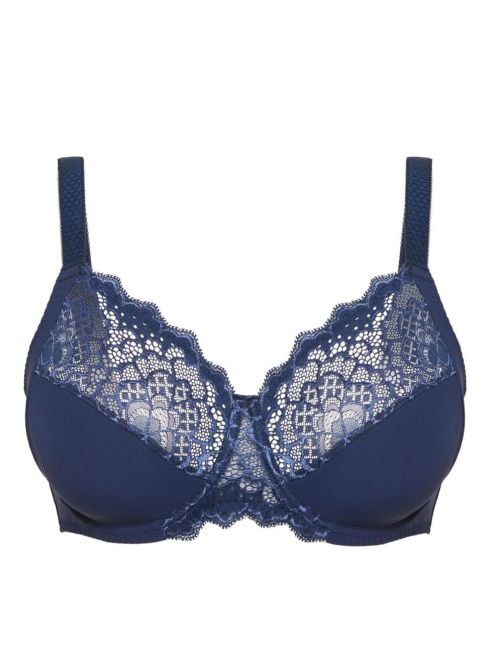Caresse Reggiseno minimizer con ferretto, blu inchiostro