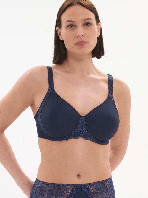 Caresse Reggiseno minimizer con ferretto, blu inchiostro SIMONE PERELE