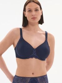 Caresse Reggiseno minimizer con ferretto, blu inchiostro