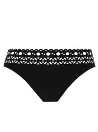 Ajourage Couture slip vita bassa, nero