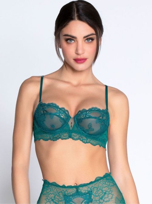 Sublime en Dentelle reggiseno a balconcino, vert princess