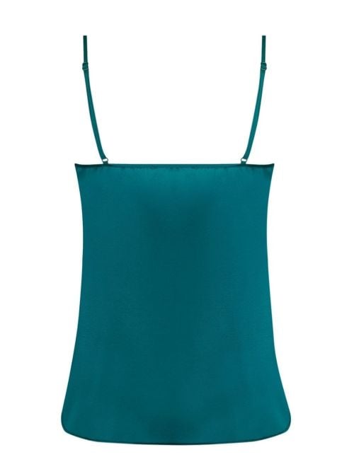 Sublime en Dentelle Top in seta, vert princess
