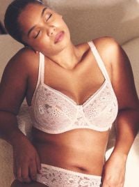 Festive reggiseno con ferretto, rosa