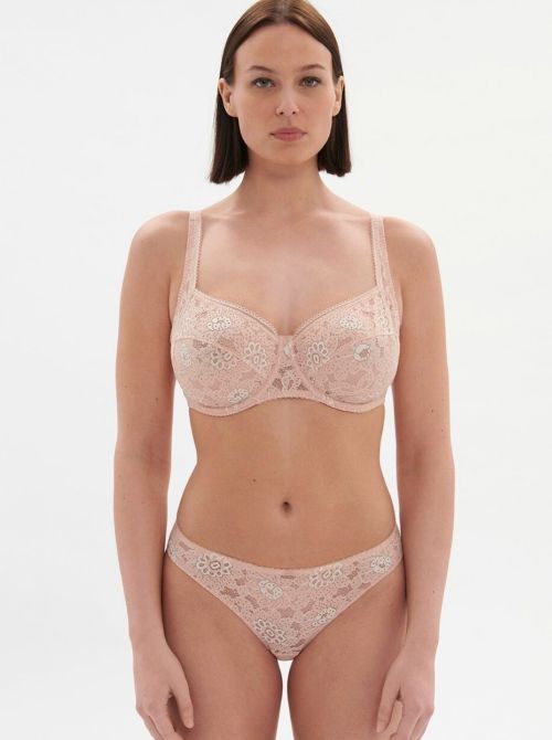 Festive reggiseno con ferretto, rosa