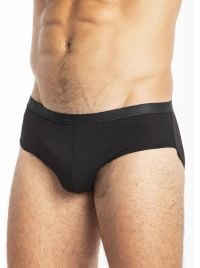 Iron - Slip Medio in Light Cotton, nero