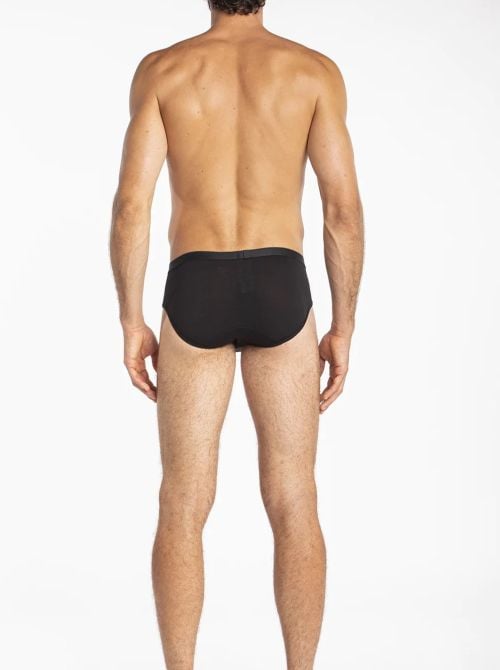 Iron - Slip Medio in Light Cotton, nero