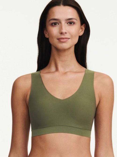 SoftStretch top imbottito, verde CHANTELLE
