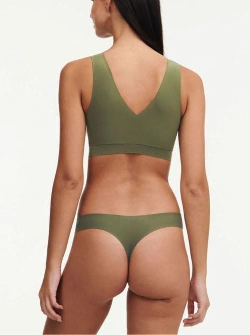 Softstrech one size thong, green