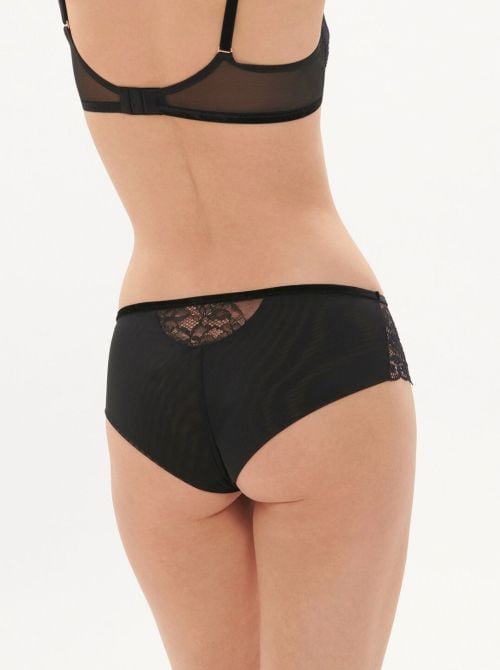 Scenario Shorty in pizzo, nero