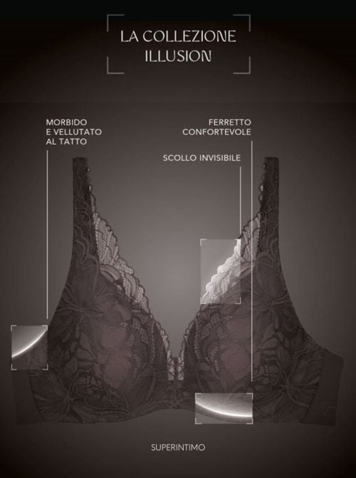 Body Make-Up Illusion Lace Wp, nero