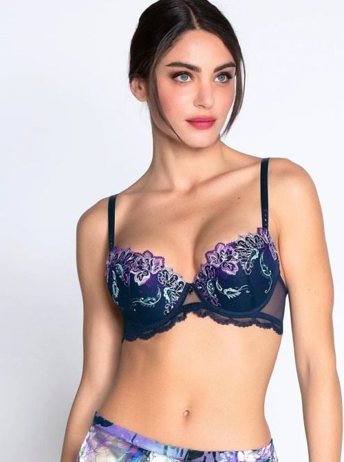 Deesse Desir reggiseno imbottito, mauve desir