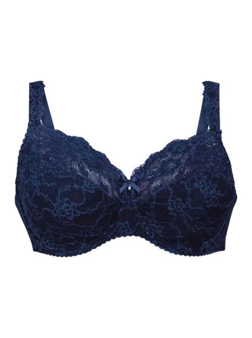 Bobette reggiseno per coppe grandi con ferretto, blu mare