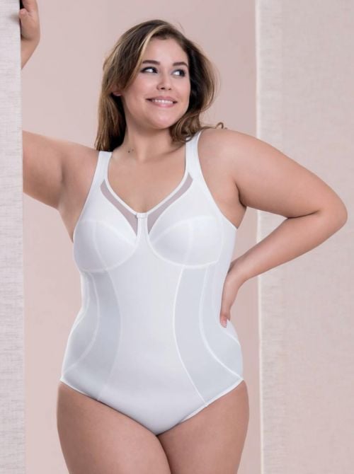 3459 Body Clara senza ferretto, bianco ANITA